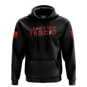 We The People- I Don't Run, I Reload black hoodie - 3XL
